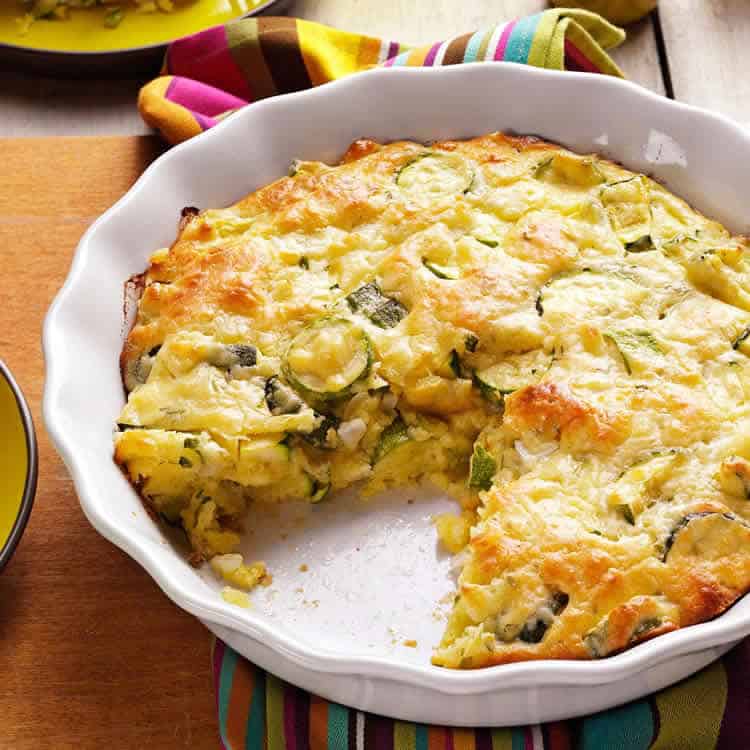 Courgettes au fromage au four