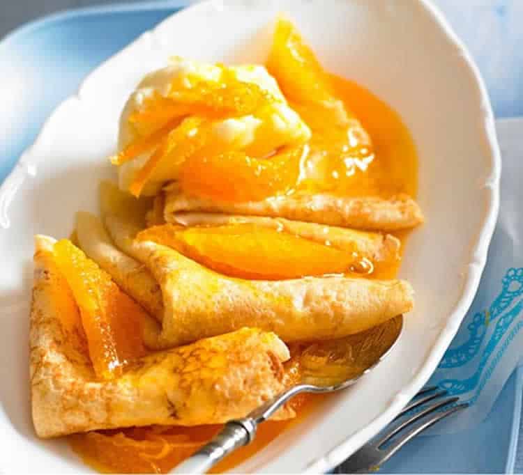 Crêpes à l'orange