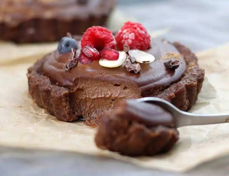 Mini tartes au chocolat et amande