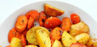 Pommes de terre et carottes au cookeo