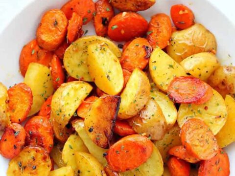 Pommes de terre et carottes au cookeo