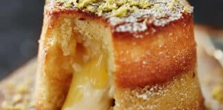 Pudding au chocolat blanc et citron