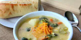 Soupe crémeuse aux légumes