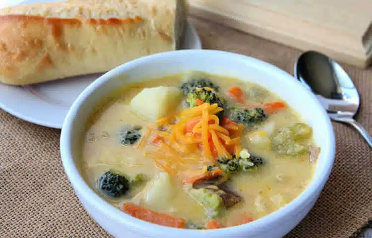 Soupe crémeuse aux légumes