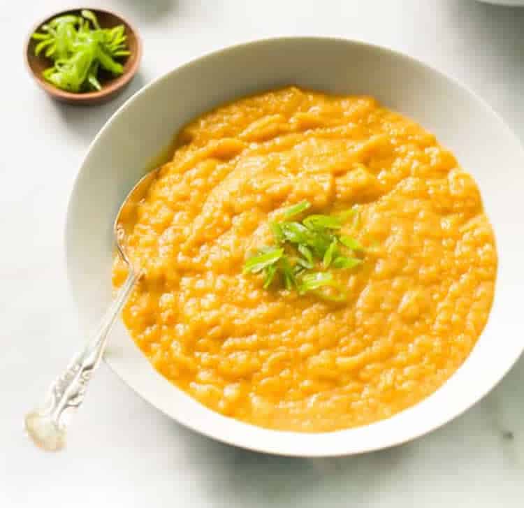 Soupe de carottes et poireaux