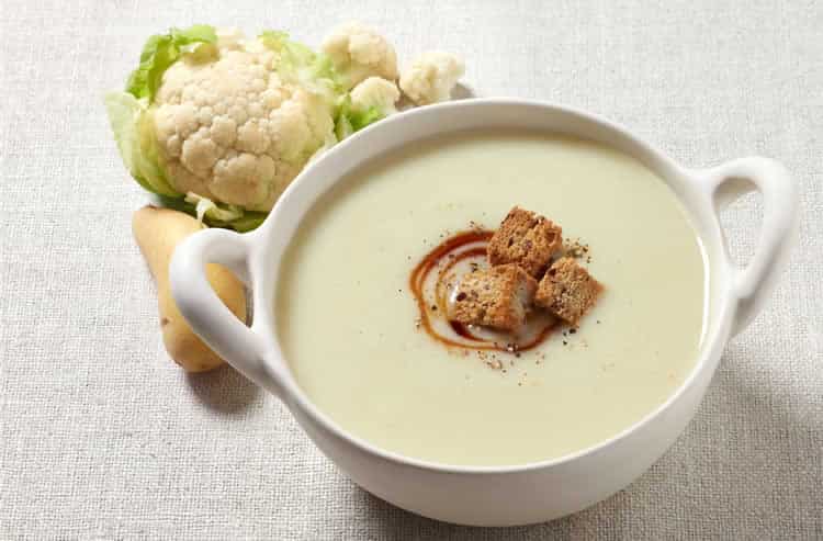 Soupe de chou-fleur à la crème au thermomix