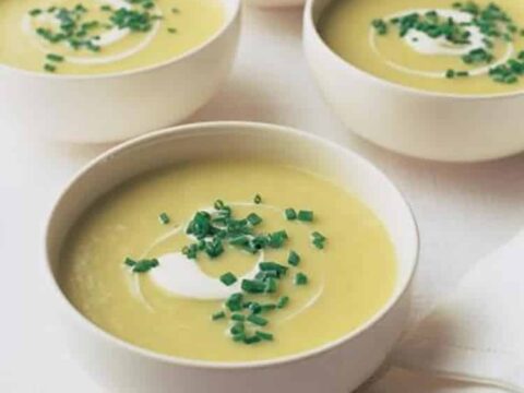 Soupe de poireaux et pommes de terre au thermomix
