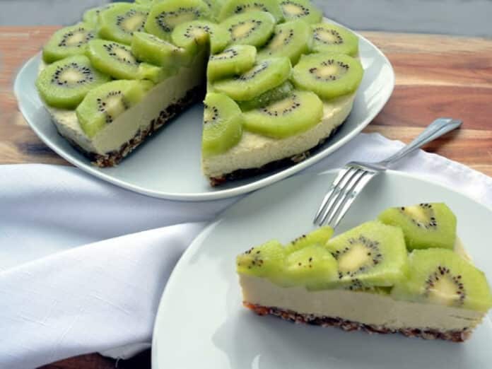 Tarte au citron et kiwi