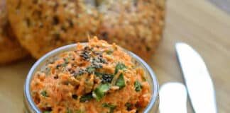 Tartinade aux épinards aux carottes