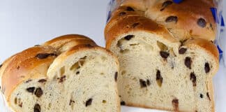 Brioche aux pépites de chocolat noir