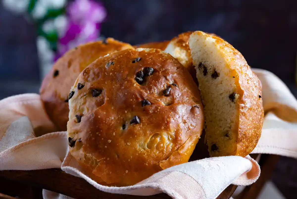Brioche aux pépites de chocolat noir