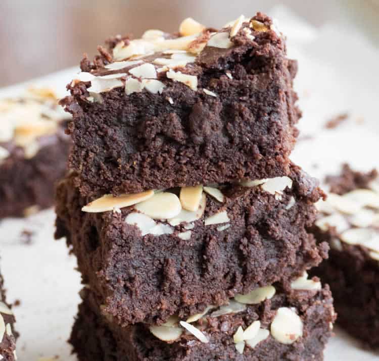 Brownies aux amandes effilées au thermomix