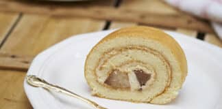 Bûche de Noël aux poires