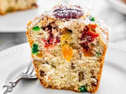Cake aux fruits confits et noix