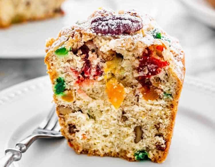 Cake aux fruits confits et noix