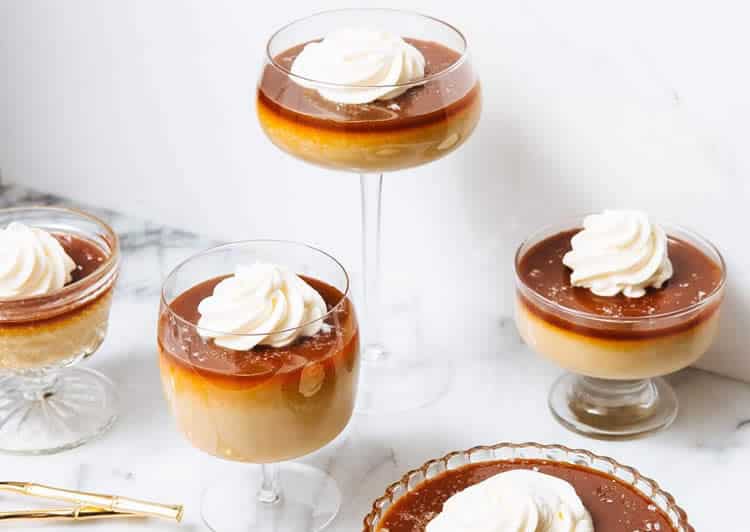 Crème aux oeufs et au caramel