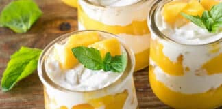 Crème dessert à la mangue