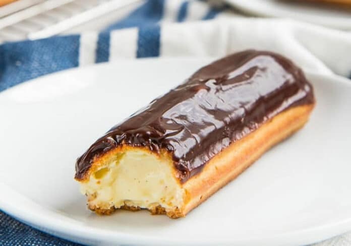 Eclairs au chocolat et vanille