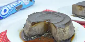 Flan caramel aux biscuits oreos