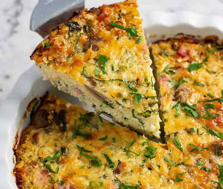 Gratin chou-fleur aux champignons et fromage