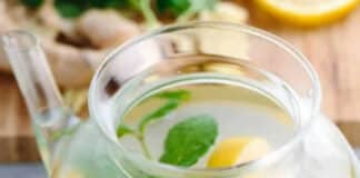 Infusion au citron gingembre et menthe au thermomix