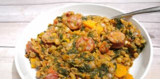 Lentilles aux saucisses et carottes au cookeo