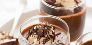 Mousse au chocolat en verrines