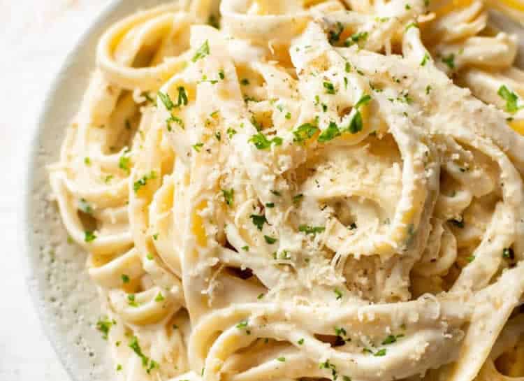 Pâtes à la sauce alfredo au thermomix