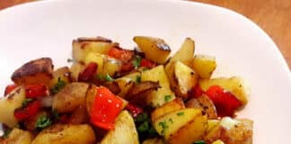Pommes de terre aux poivrons au cookeo