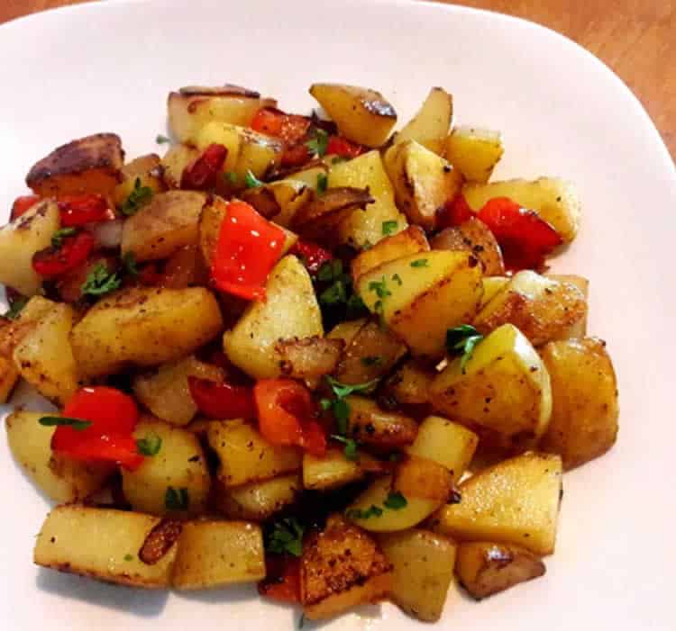 Pommes de terre aux poivrons au cookeo