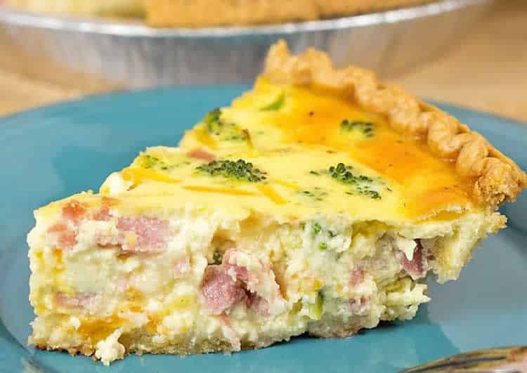 Quiche brocoli et jambon au thermomix