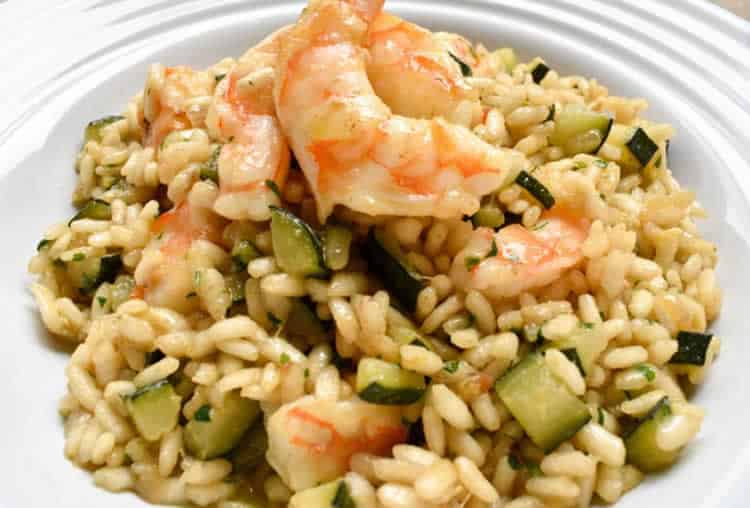 Riz aux crevettes et courgettes au cookeo