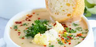 Soupe de chou fleur au fromage