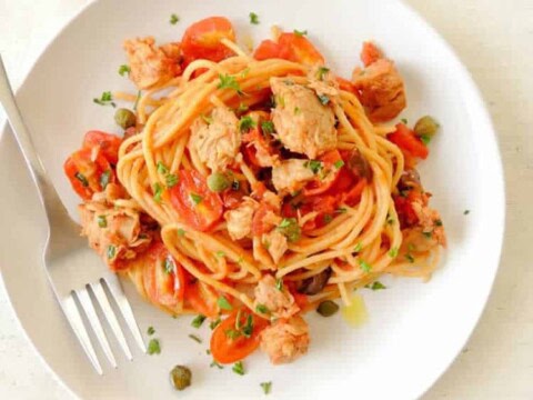 Spaghettis à la sauce thon au cookeo