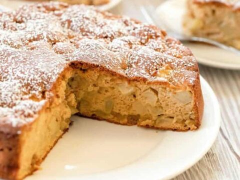 Gâteau aux pommes sans beurre