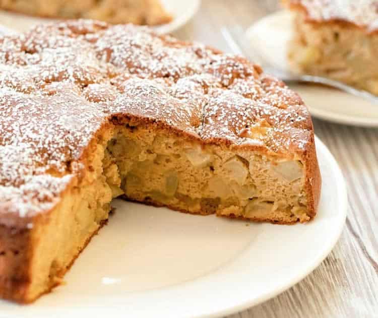 Gâteau aux pommes sans beurre