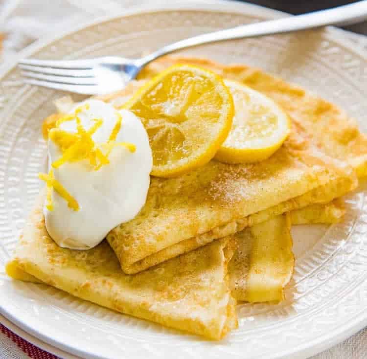 Crêpe sucrée facile et rapide