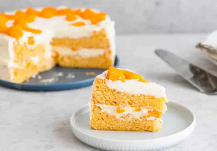 Gateau A La Creme Et A La Mangue Pour Votre Dessert