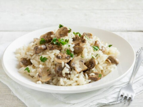 Risotto aux champignon et oignon au cookeo