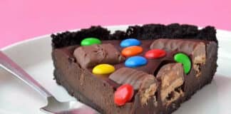 Tarte au chocolat et barres chocolatées