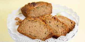 Cake aux courgettes et noix