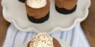 Mini tarte au chocolat sans cuisson