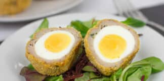 Oeufs écossais au four