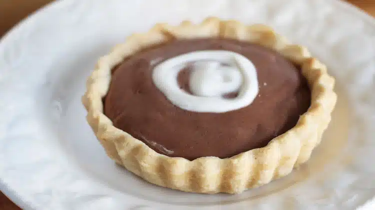 Petite tarte au chocolat
