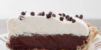 Tarte chocolat à la crème fouettée