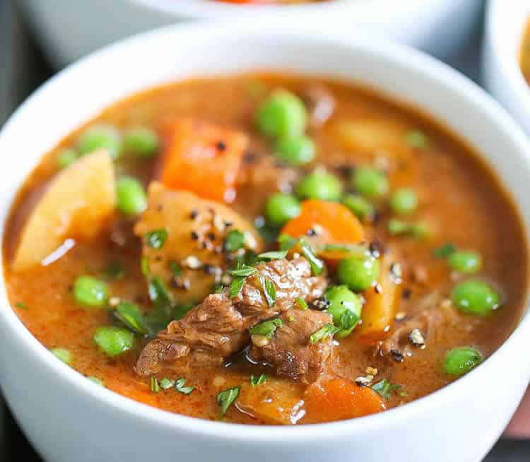 Boeuf aux carottes et petits pois