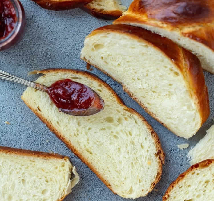 Brioche pour le petit déjeuner