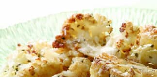Chou-fleur au parmesan au four