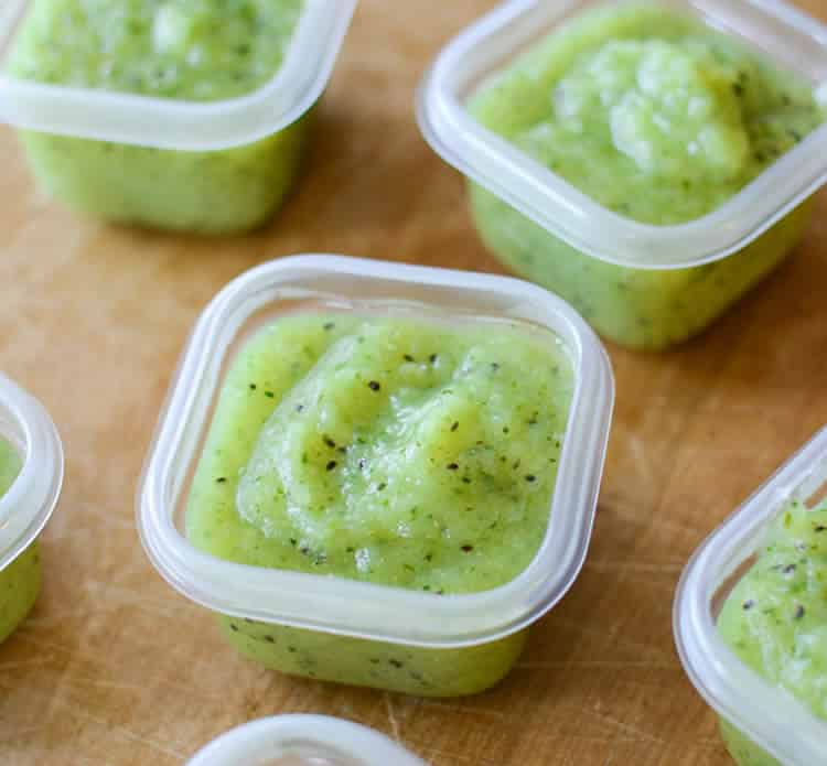 Compote pommes kiwi courgettes