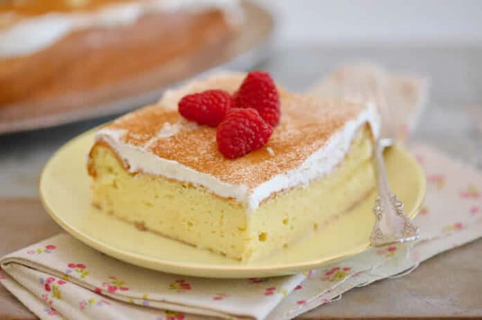 Gâteau moelleux facile au lait